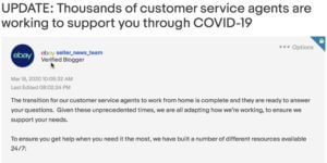 ebay sending support agents to work from home 