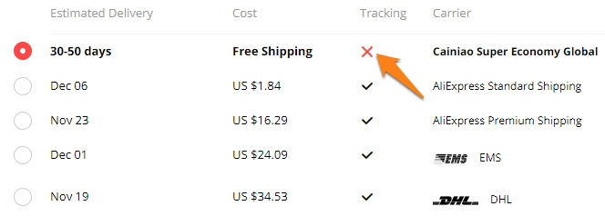aliexpress-shipping-methods-without-tracking-numbers