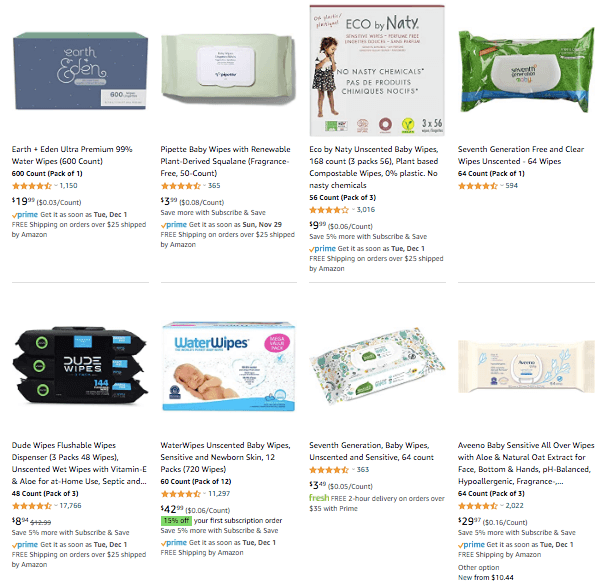 dropshipping Organic Baby Wipes
