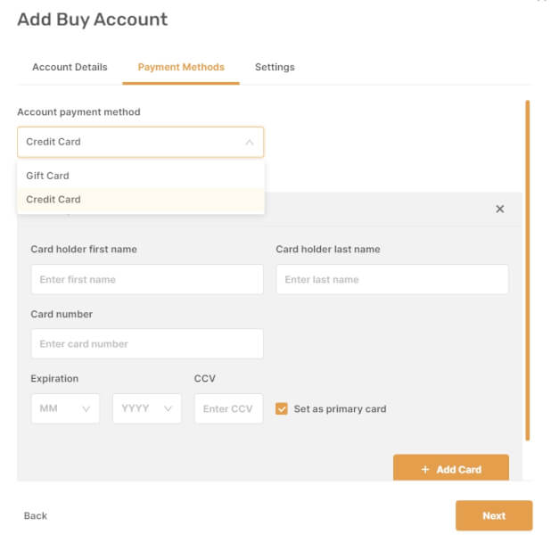 add buy account autods