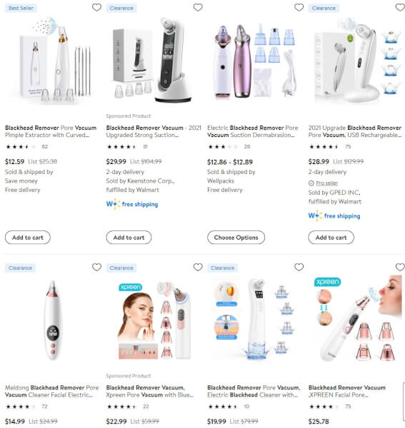 Black Head Remover Vacuum beauty dropshipping products