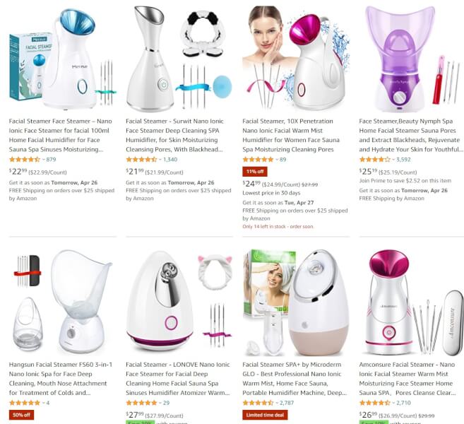 Facial Steamer beauty dropshipping products to sell