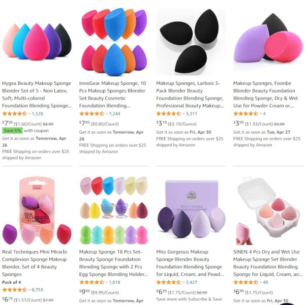 Makeup Sponge Blender beauty dropshipping products
