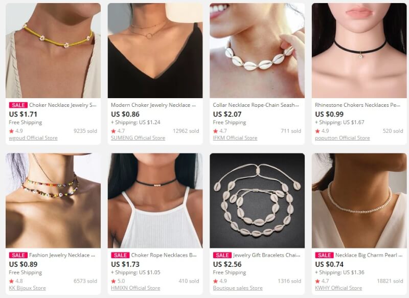 Choker Necklace dropshipping products jewelry