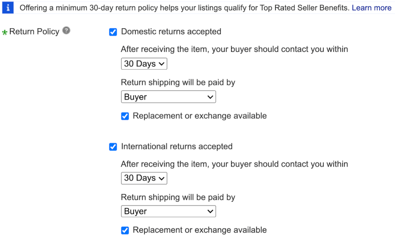return policy template
