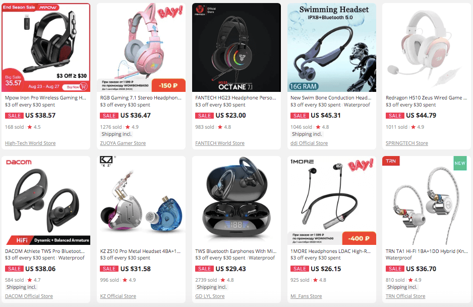 Best Selling Shopping Headphones