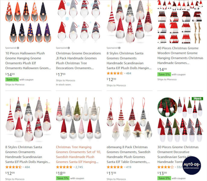 Dropship Christmas Gnome Ornaments