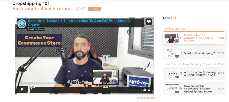 AutoDS Shopify Dropshipping 101