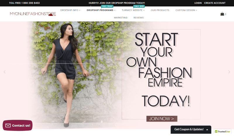 CLOTHING STOREDropshipping Website BusinessAutomated & Newbie Friendly! 