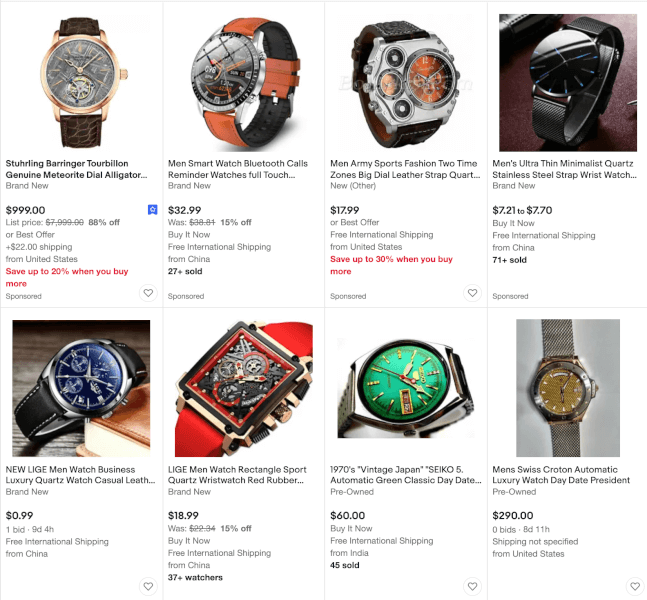 dropshipping luxury watches