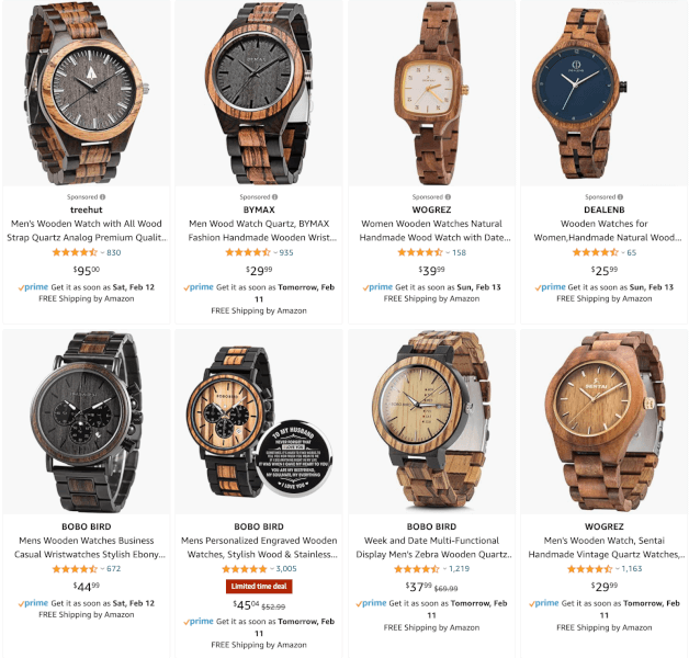 dropshipping wooden watches