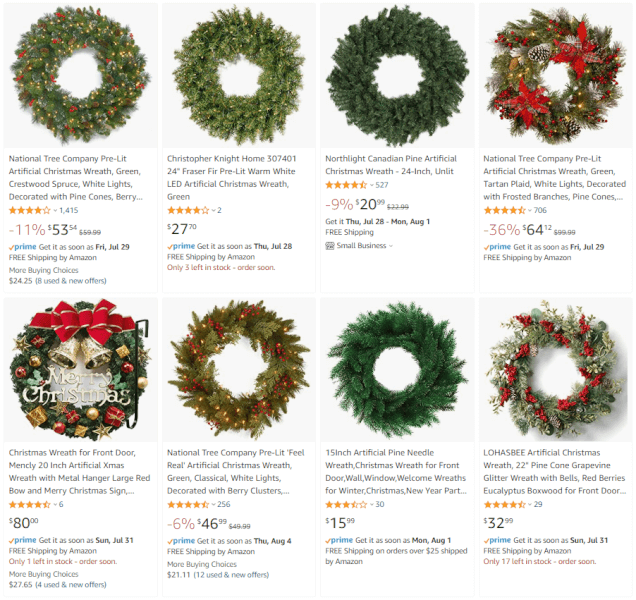 wreath dropshipping christmas products