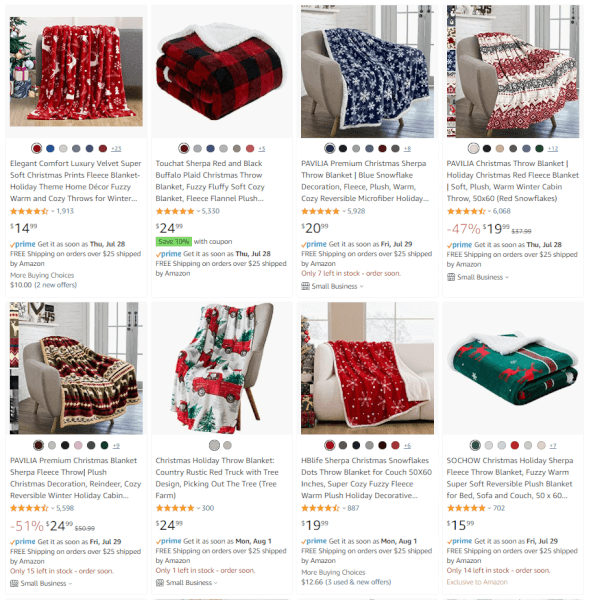 throw blankets dropshipping christmas products