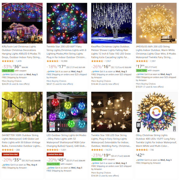 Outdoor Color Changing Christmas Lights