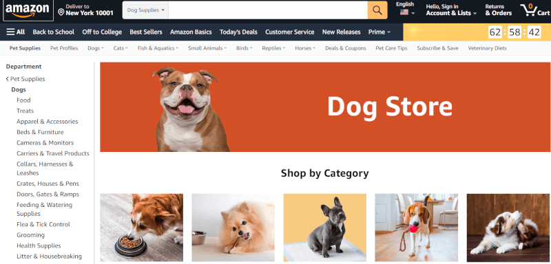 Amazon dropship pet supplier UK