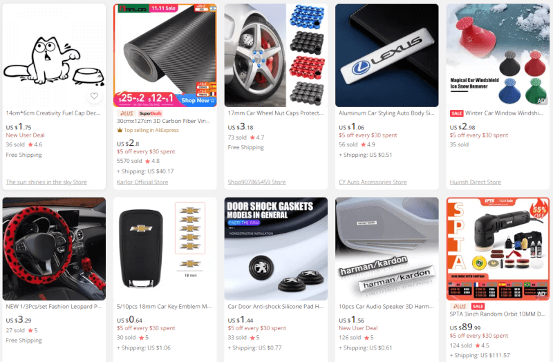 car best selling items on facebook marketplace