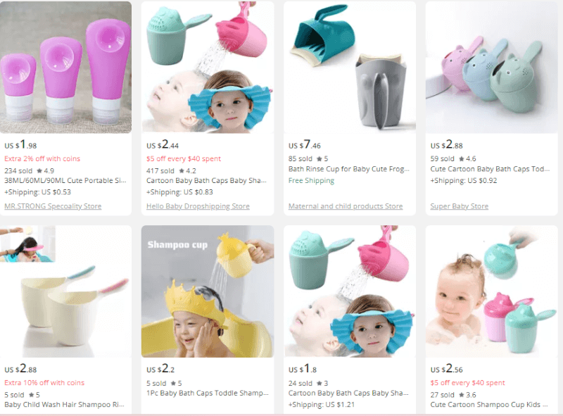 Shampoo Cup For Baby dropshipping