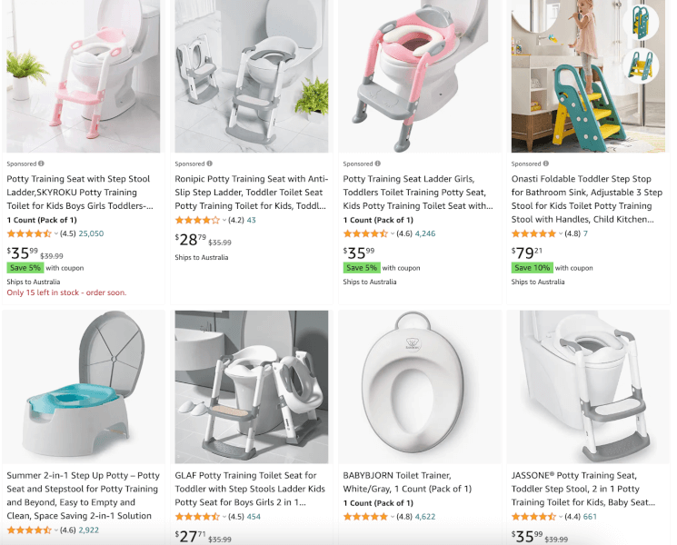 Baby Potty Trainer With Step baby products dropshipping