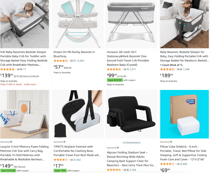 Portable Folding Baby Bed dropshipping