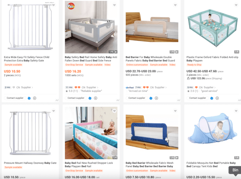 Baby Bed Barrier best selling baby dropshipping products