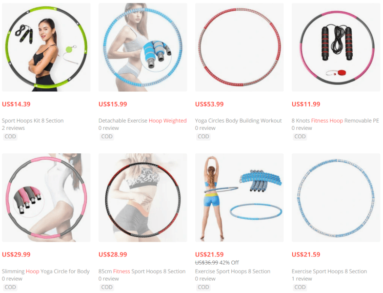Weighted Fitness Hoop Fitness Products To Sell