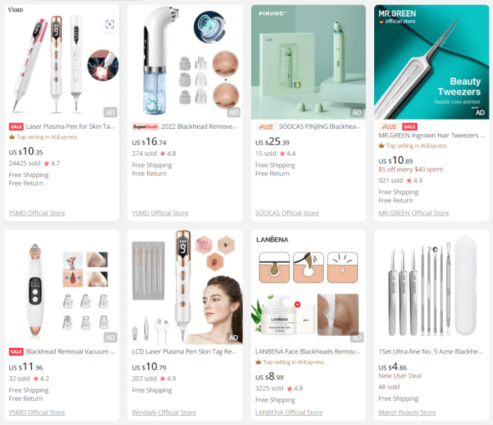 Blackhead Remover Dropshipping Beauty Products