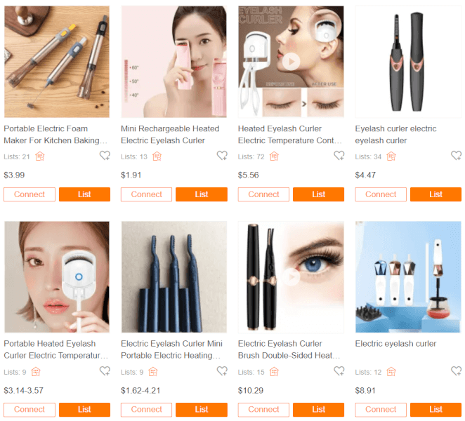 Electric Heated Eyelash Curler Dropshipping Beauty Products