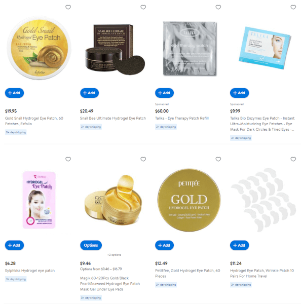 Hydrogel Eye Patches Dropshipping Beauty Products