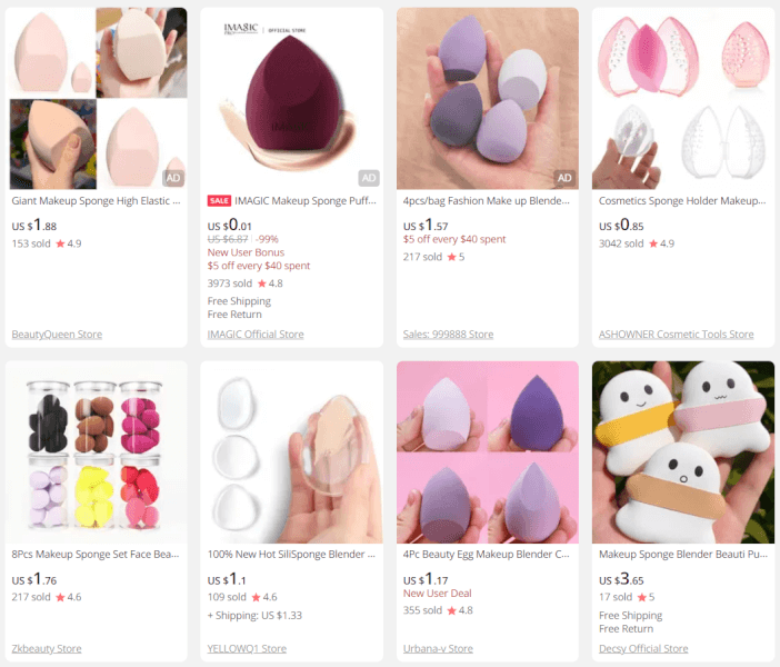 Makeup Sponge Blenders Dropshipping Beauty Products
