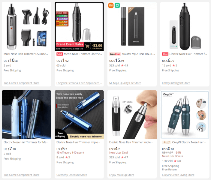 Nose Hair Trimmer Dropshipping Beauty Products