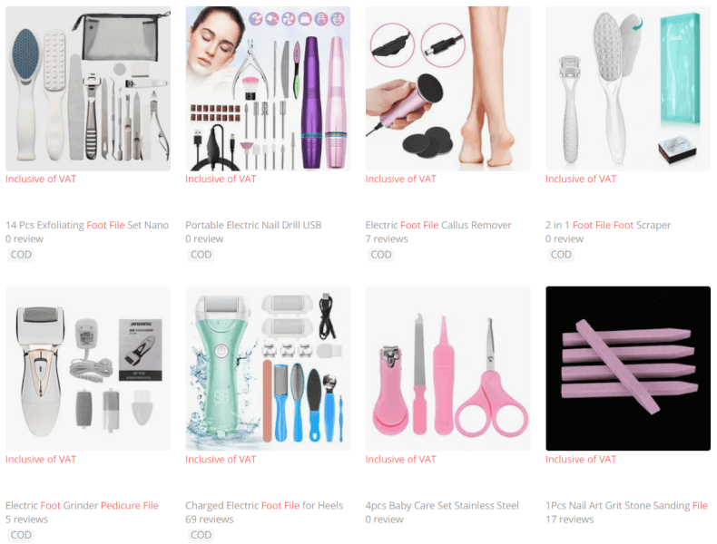 Pedicure Foot File Dropshipping Beauty Products