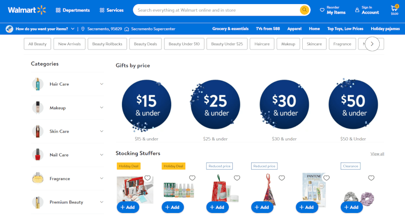 Walmart beauty products dropshipping supplier