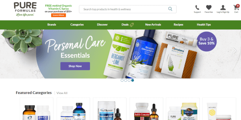 Pure Formulas best dropshipping suppliers