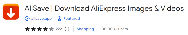 AliExpress Dropshipping On Shopify AliSave Chrome Extension
