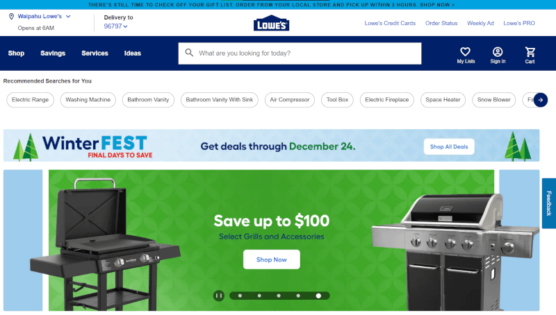 eBay Dropshipping Supplier Lowe's