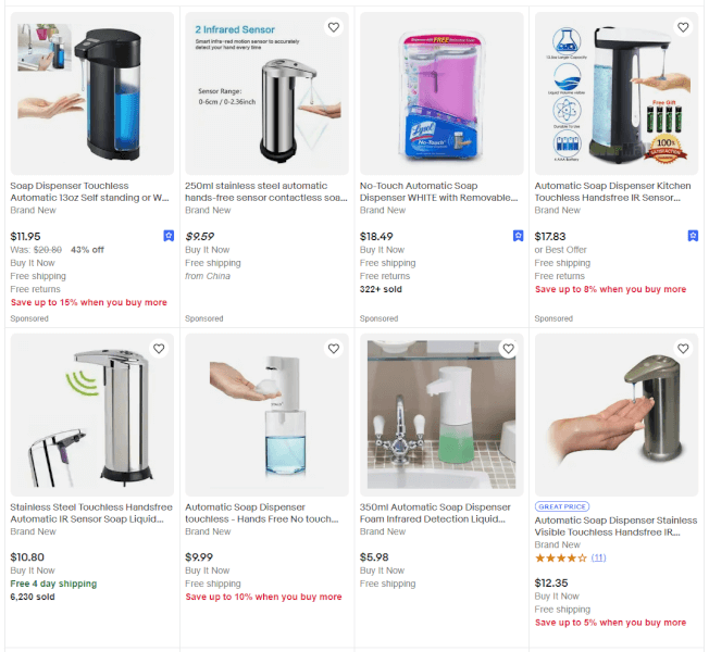Home And Garden Items Automatic Soap Dispenser