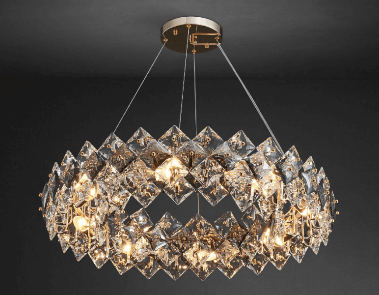 Home And Garden Dropshipping Crystal Layered Chandelier