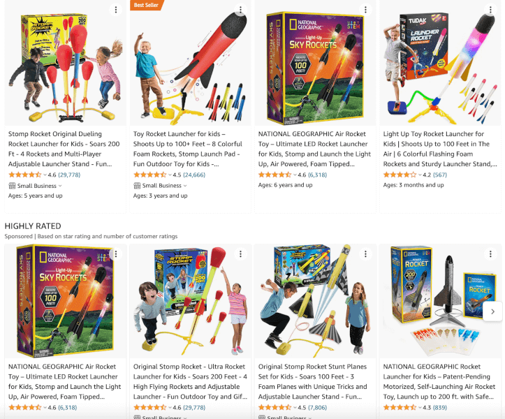 Kid’s Rocket Launchers dropshipping toys
