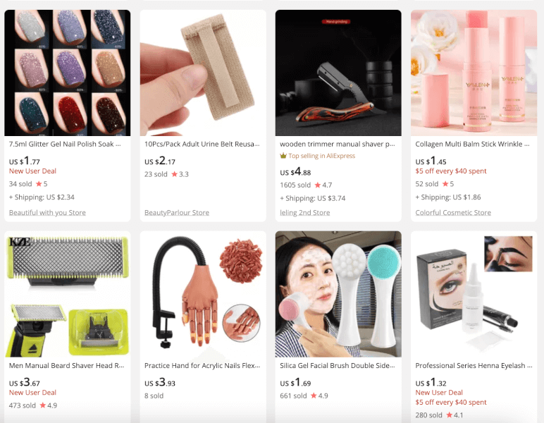 Beauty, Care, and Health best dropshipping products