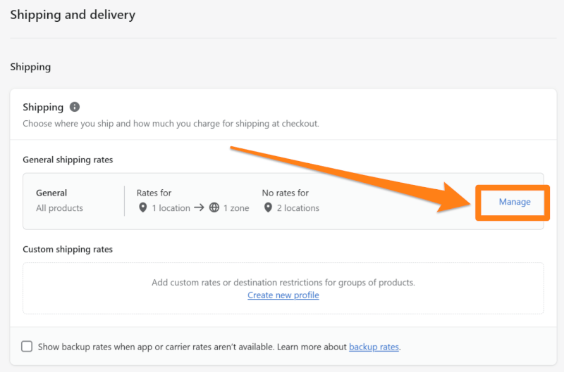 How To Set Up Shipping On Shopify For Dropshipping Manage Shipping