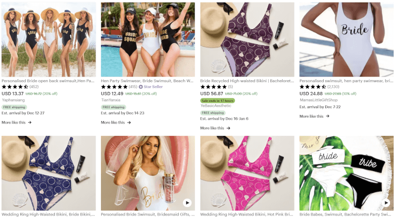 Dropship Sexy Micro Bikini Sets Triangle Thong Swimsuit to Sell
