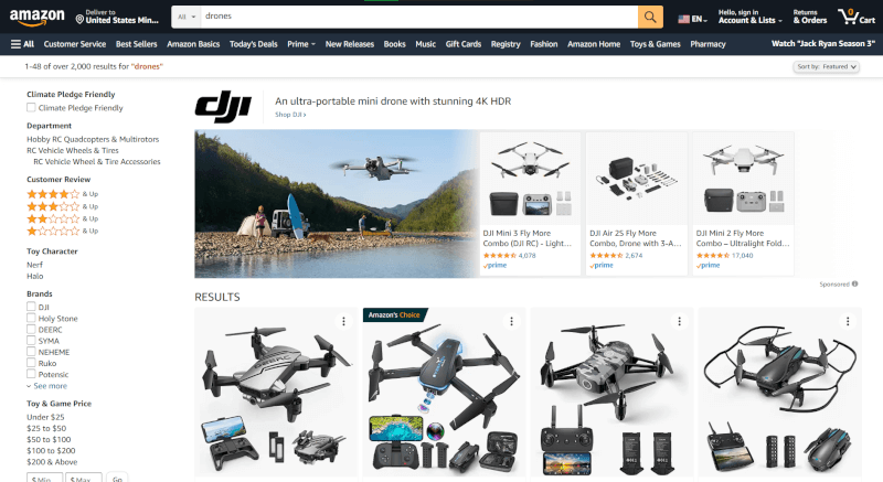Dropshipping Drones Supplier Amazon