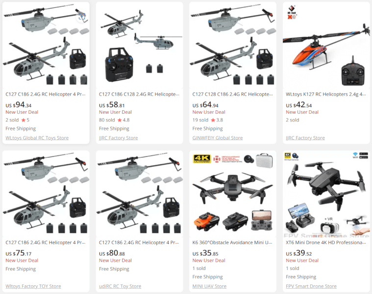 Dropshipping Drones Single Rotor Drone