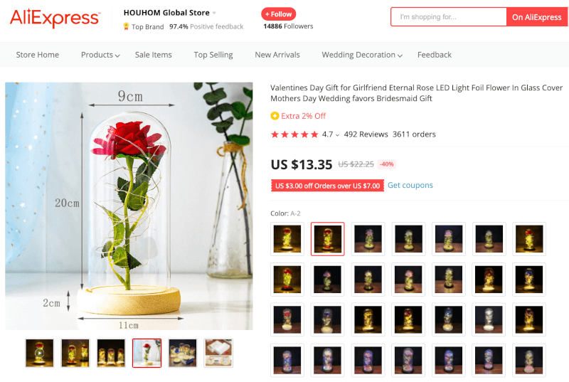 Eternal LED Rose Supplier/Source