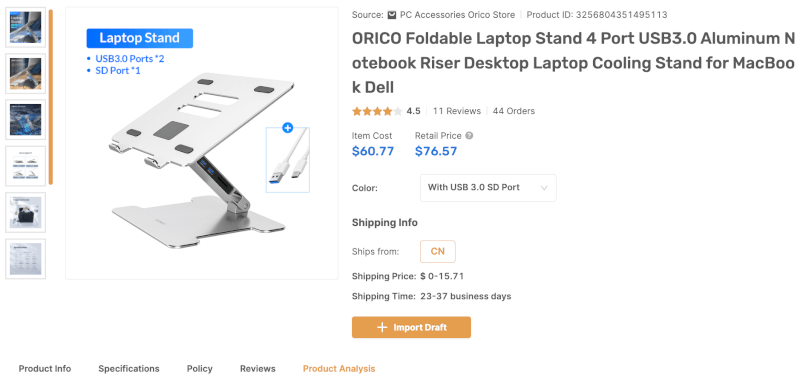 Foldable Laptop Stand best dropshipping products March
