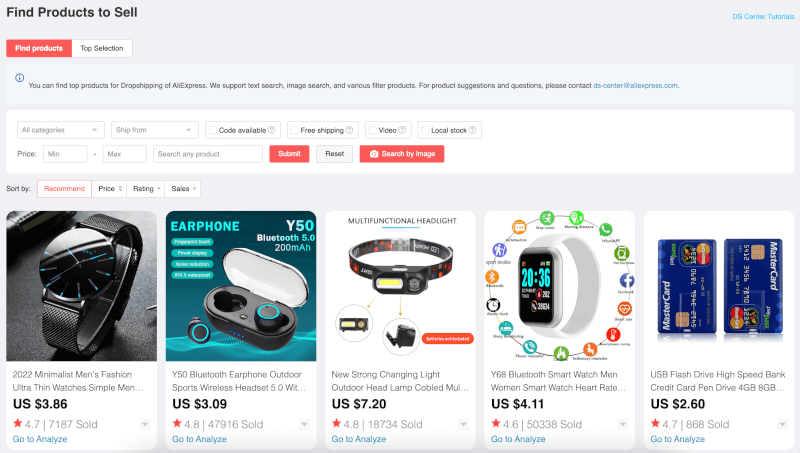 AliExpress Dropshipping Center best dropshipping tools