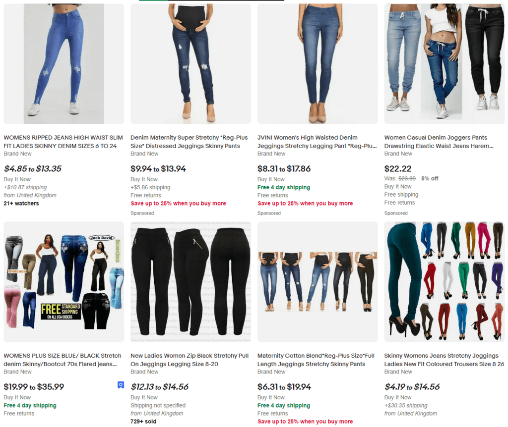 Dropshipping Clothes Women's Jeans