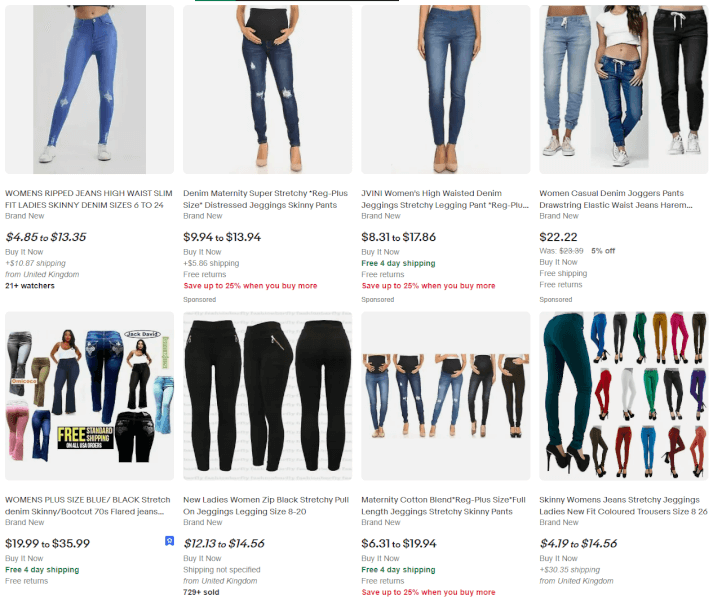Dropshipping Clothes Women's Jeans