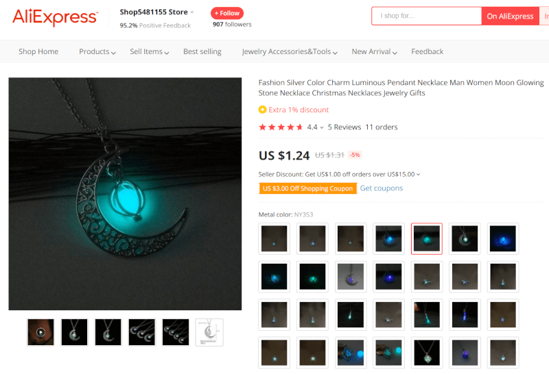 Dropshipping Jewelry Glowing Dropshipping Jewelry Moonstone Necklace Source
