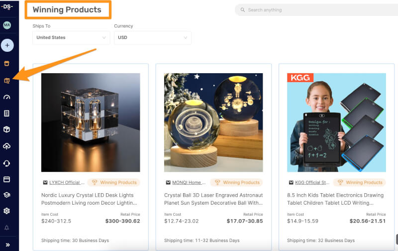 Top 10 April dropshipping products Winning products hub